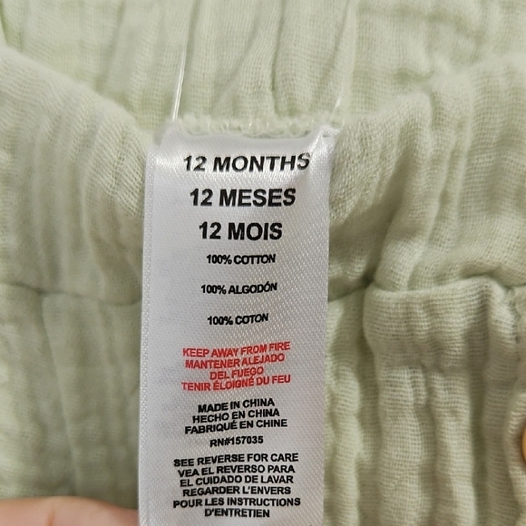 RZ Baby by Rachel Zoe Mint Green Boho Set w/ Hat – 12M (NWT - Picture 12 of 15